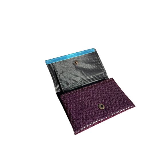 Purple Retro Small New In Pack Card Wallet ID Card Holder Never Used Deadstock - Picture 7 of 13